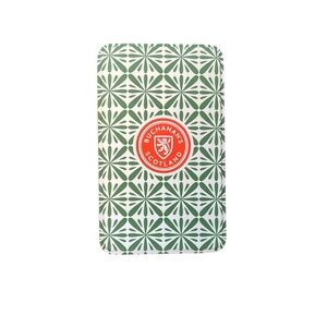 Buchanan's Scotland’s Domino set  - Green & White Floral Pattern tin box